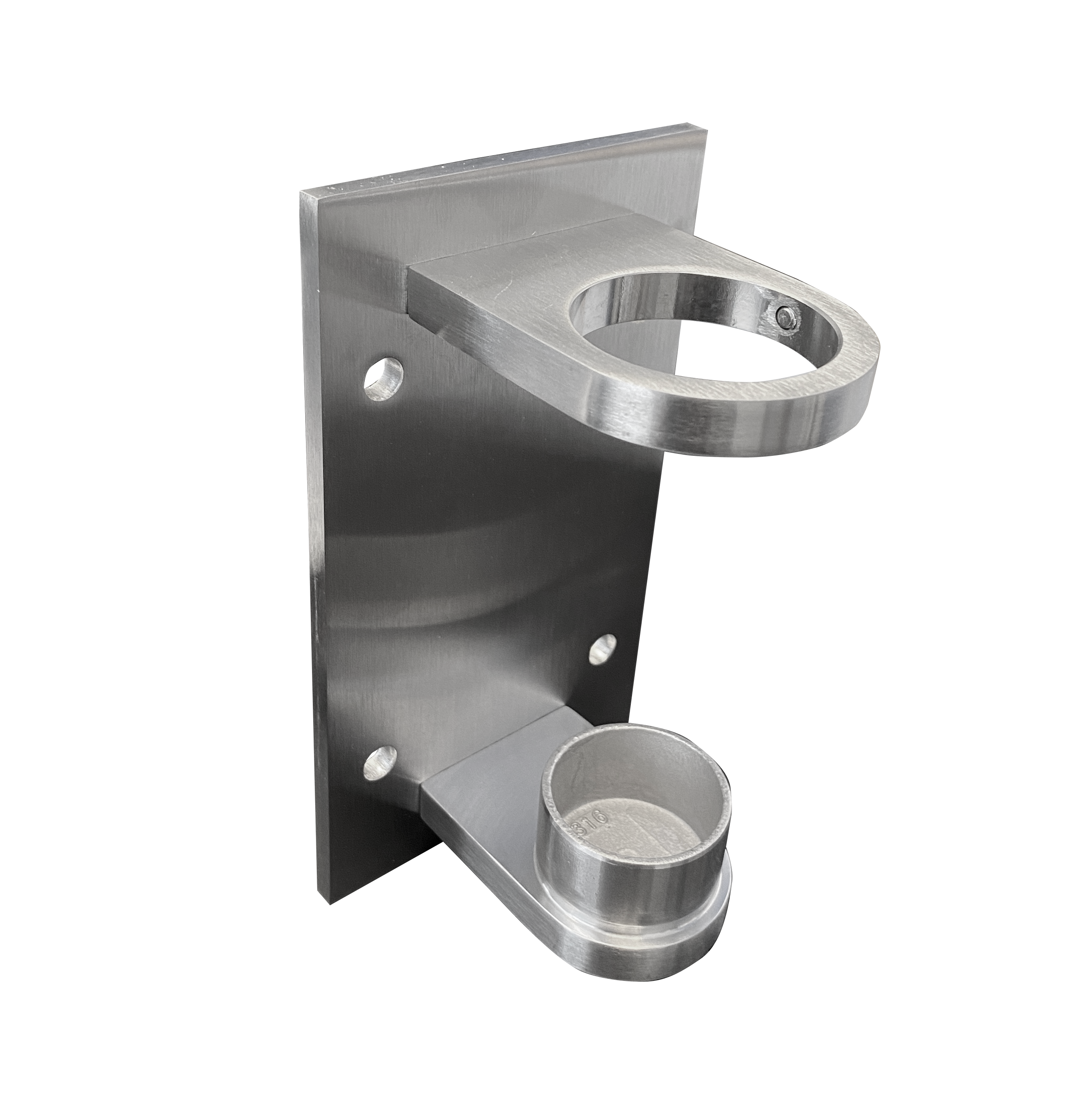 [WF42.4HD] HRAIL Series GGH Handrail - Wall Mount Flange For 42.4mm Handrail - Heavy Duty