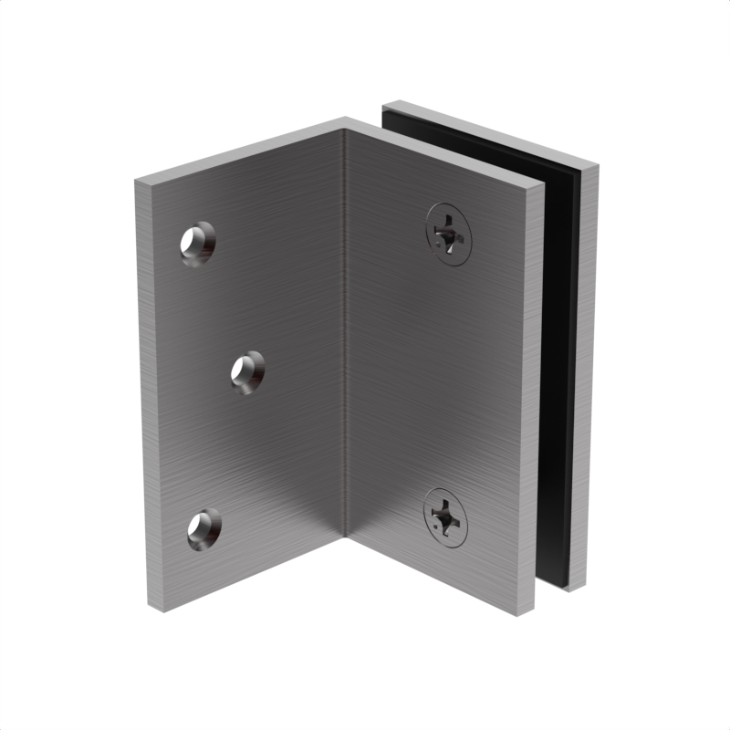 GGH Shower Clamp - Wall Mount Bracket - Beveled