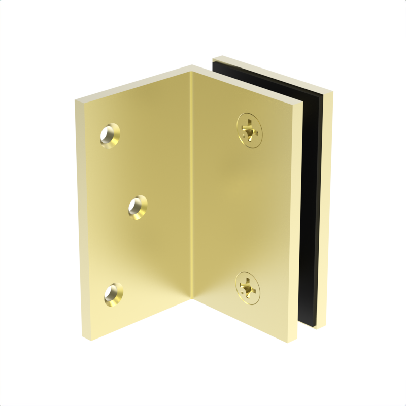 GGH Shower Clamp - Wall Mount Bracket - Beveled