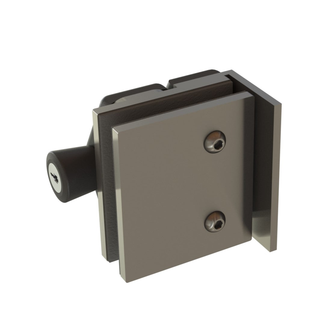 [LDIVE90] DIVE Series GGH Pool Fence Hardware - Latches With Lock - 90° Glass to Wall/Square Post
