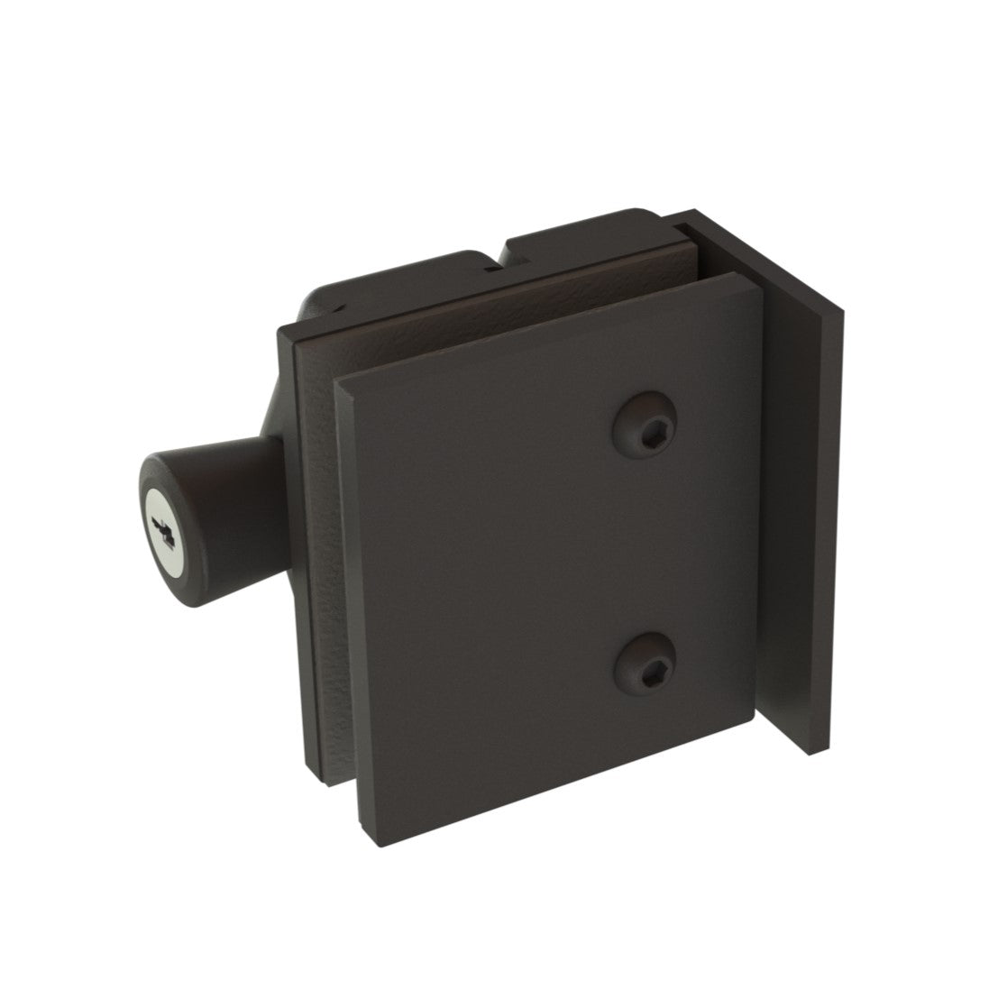 [LDIVE90] DIVE Series GGH Pool Fence Hardware - Latches With Lock - 90° Glass to Wall/Square Post